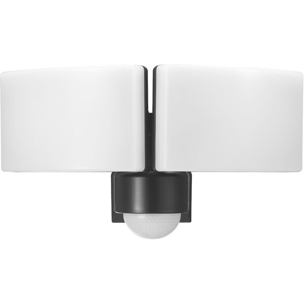 TOS DUO LED 2x20W podwójny naświetlacz ogrodowy z PIR, 2x1600lm, IP65, 4000K, PC, szary