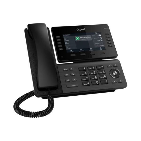 GIGASET P850W IP PRO IP Tischtelefon 12,7 cm 5 Zoll TFT-Farbdisplay 2x USB WLAN Anschluss f�r P800 KEY PRO Expanson Module PoE