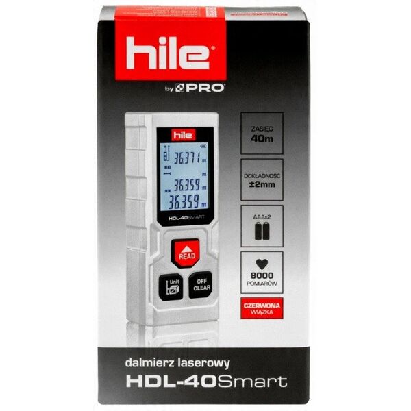 DALMIERZ LASEROWY HILE 40M HDL-40SMART