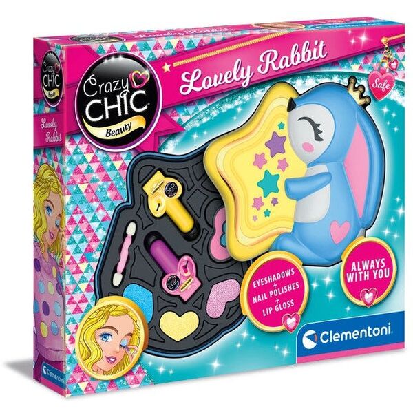 Kosmetikos rinkinys Clementoni Crazy Chic Lovely Rabbit