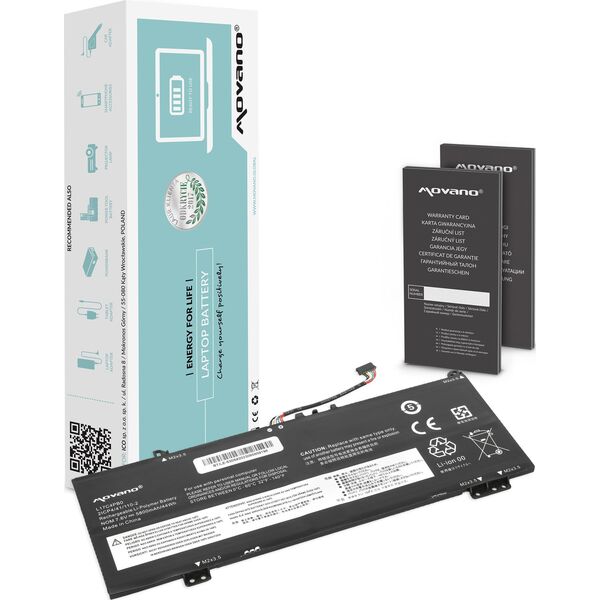 Bateria Movano Bateria L17C4PB0 L17M4PB0 do Lenovo Yoga 530-14IKB