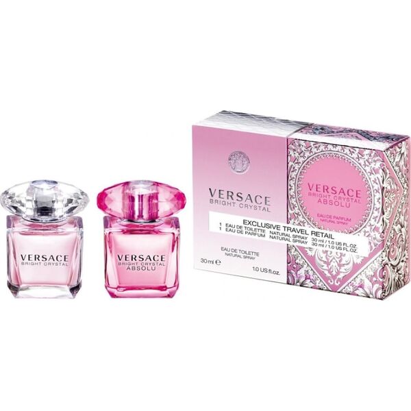 SELEKTYWNA VERSACE Zestaw prezentowy Exclusive Travel Retail Bright Crystal (woda toaletowa 30ml + woda perfumowana Absolu 30ml)