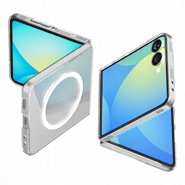 SPIGEN AIRSKIN MAG MAGSAFE GALAXY Z FLIP 7 CRYSTAL CLEAR/WHITE