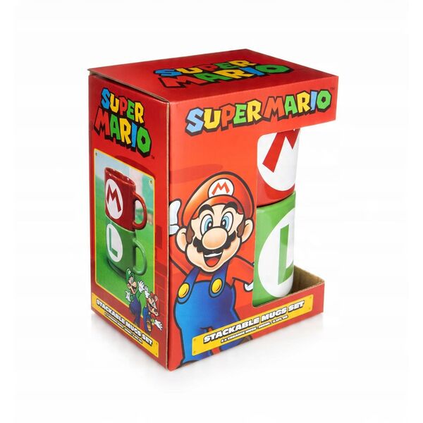Pyramid Super Mario Zestaw Kubków Mario i Luigi