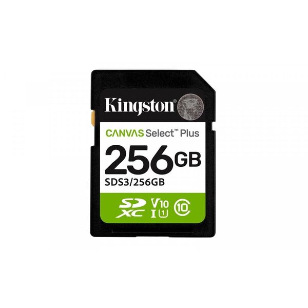Karta pamięci SD 256GB Canvas Select Plus Gen3 150MB/s Kingston