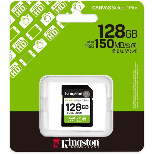 Karta pamięci SD 128GB Canvas Select Plus Gen3 150MB/s