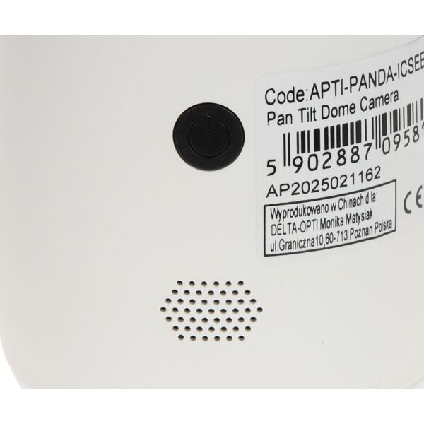 KAMERA IP OBROTOWA WEWNĘTRZNA APTI-PANDA-ICSEE Wi-Fi 4 Mpx 3.6 mm