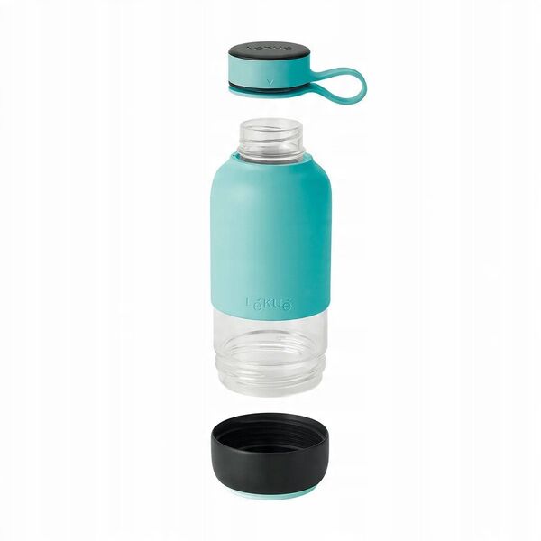 Lekue Ūdens pudele To Go - Turquoise