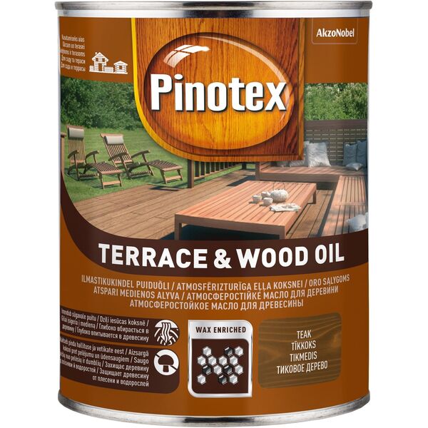 ΛΑΔΙ ΞΥΛΟΥ PINOTEX ΛΑΔΙ ΞΥΛΟΥ 1L TEAK