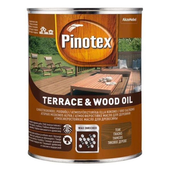 ΛΑΔΙ ΞΥΛΟΥ PINOTEX ΛΑΔΙ ΞΥΛΟΥ 1L TEAK