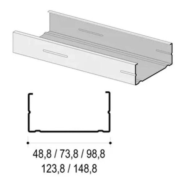 STUD CW 75X50X0,6 L=4000