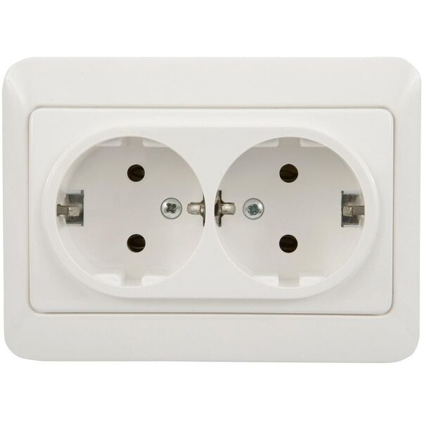 DOUBLE SOCKET WITH EARTH