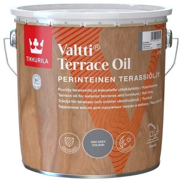 VALTTI TERRACE OIL GREY 2.7L