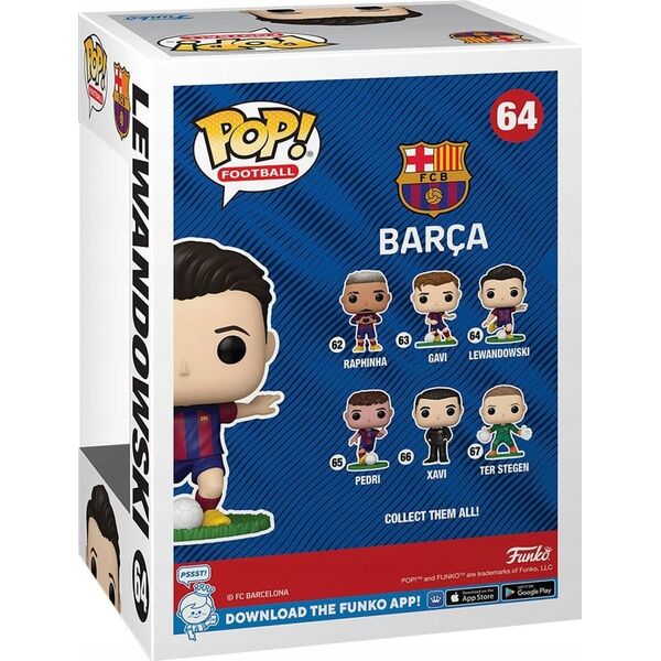 Figurka Funko Pop FUNKO POP! Vinyl Figure: Barcelona - Robert Lewandowski