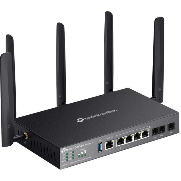 TP-Link Omada DR3650V-4G router bezprzewodowy Gigabit Ethernet Dual-band (2.4 GHz/5 GHz) Czarny