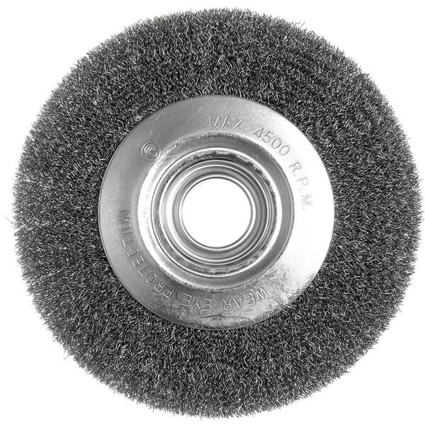 Szczotka druciana tarczowa 200 x 32 mm, drut karbowany, stalowy