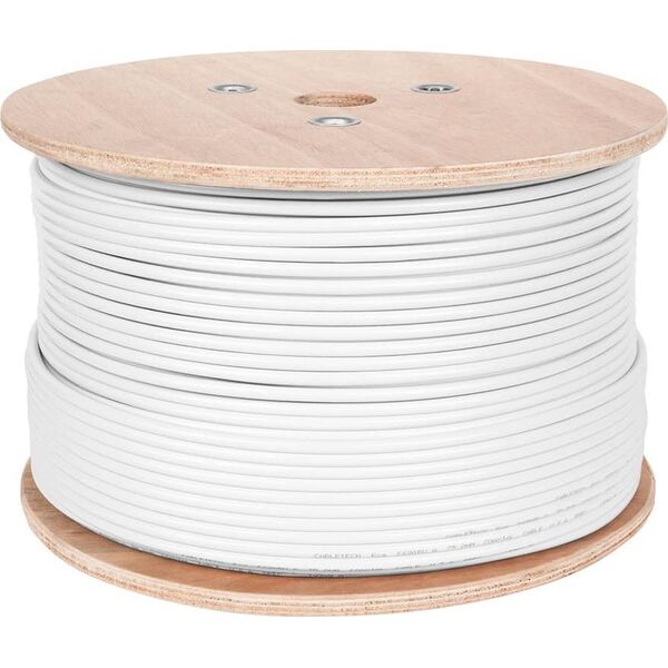 Cabletech Kabel koncentryczny F690BV.A biały szpula 305m