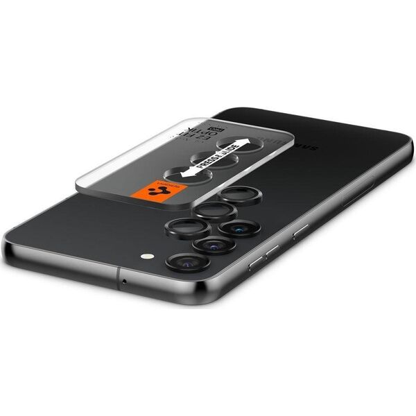 Spigen Spigen Glass EZ Fit Optik Pro 2 Pack, black - Samsung Galaxy S23/S23+