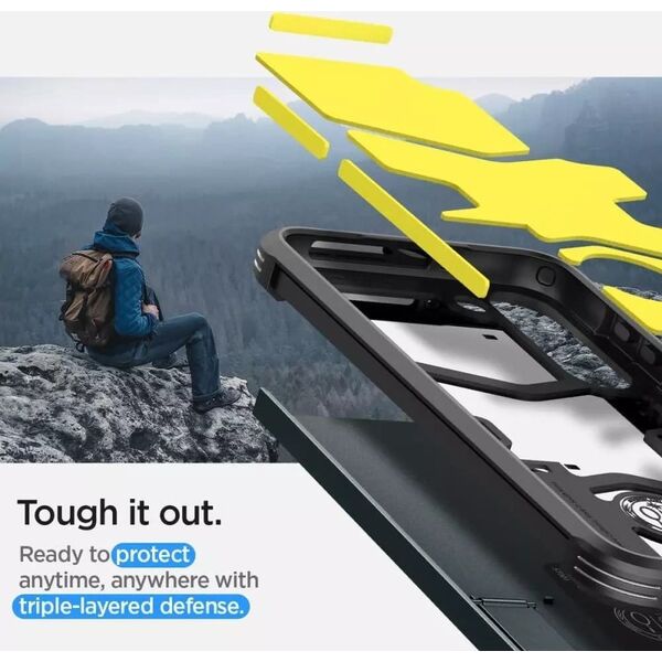 Spigen Θήκη Spigen Tough Armor για Samsung Galaxy S23+ Plus Abyss Green