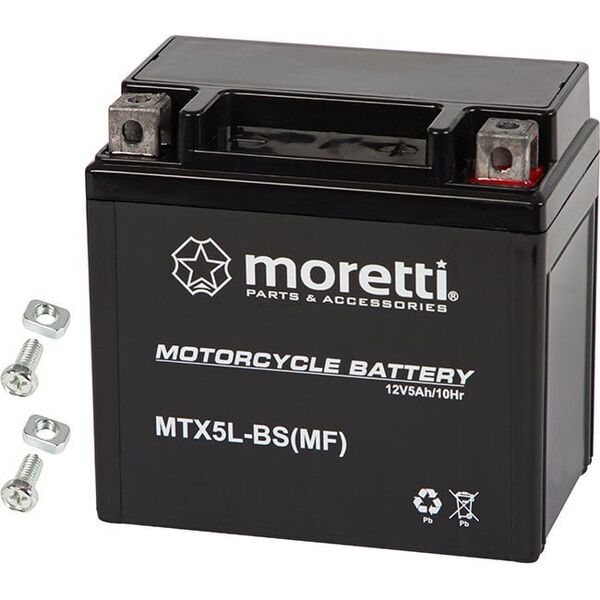 Blow 82-353# Akumulator motocyklowy 12v 5ah mtx5l-bs moretti