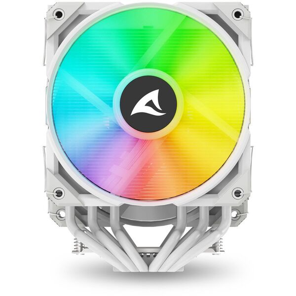 Sharkoon A60 RGB Procesor Chłodnica powietrza 12 cm Biały 1 szt.