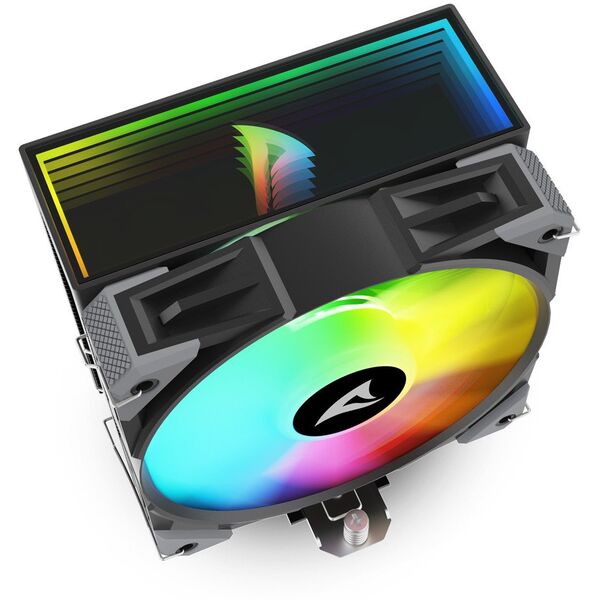 Sharkoon A50 RGB Procesor Chłodnica powietrza 12 cm Czarny 1 szt.