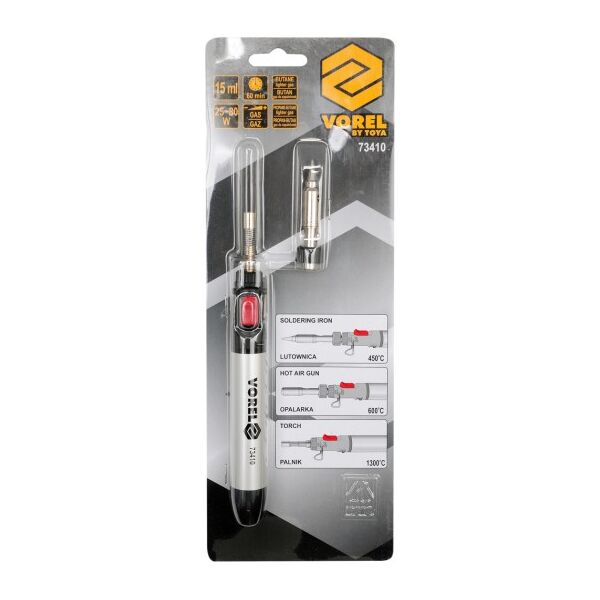Vorel Lutownica gazowa 3w1 30-70W (73410)