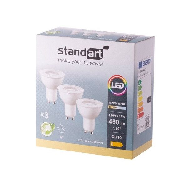 ΛΑΜΠΑ KES LED65W GU10 WW 36D ND 3CT/6 SRT