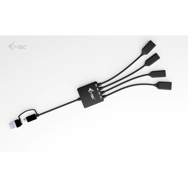 I-TEC USB-C/USB-A Cable HUB 4 port 2x USB-C 3.2 Gen 1 2x USB-A 3.2 Gen 1