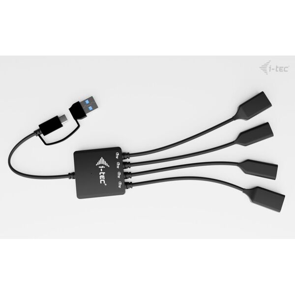 I-TEC USB-C/USB-A Cable HUB 4 port 2x USB-C 3.2 Gen 1 2x USB-A 3.2 Gen 1