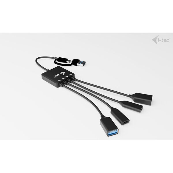 I-TEC USB-C/USB-A Cable HUB 4 port 2x USB-C 3.2 Gen 1 2x USB-A 3.2 Gen 1