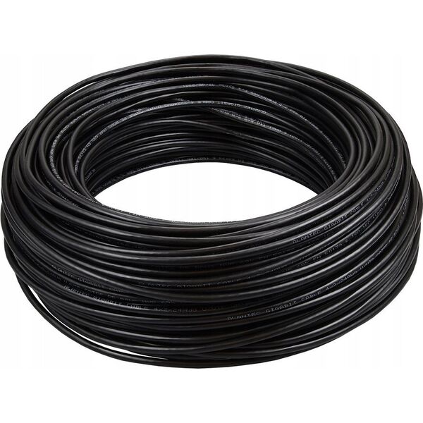Kabel teleinformatyczny U/UTP kat.5e PE zewnętrzny suchy czarny Fca DK-1511-V-5-OD /500m/