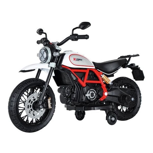 OCIE OCIE επαναφορτιζόμενη μοτοσικλέτα Ducati Scrambler desert sled, λευκή, 8892