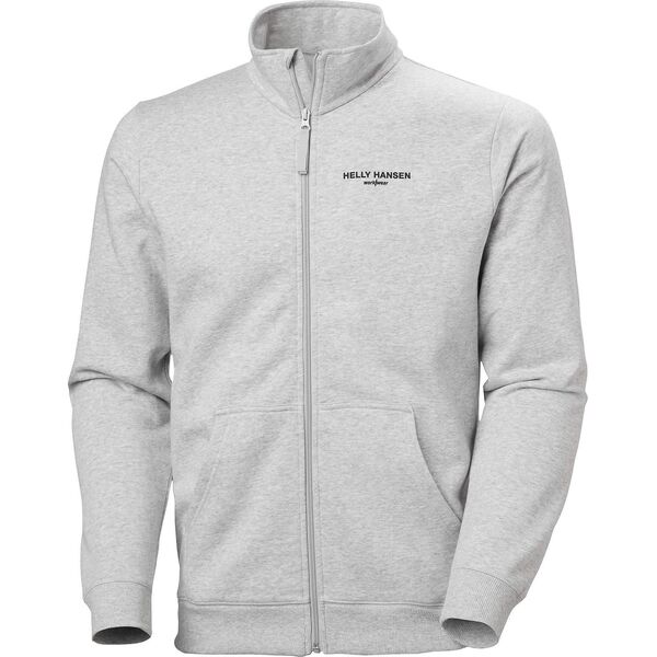 HELLY HANSEN Κλασικό Φούτερ με Φερμουάρ και Λογότυπο, γκρι L