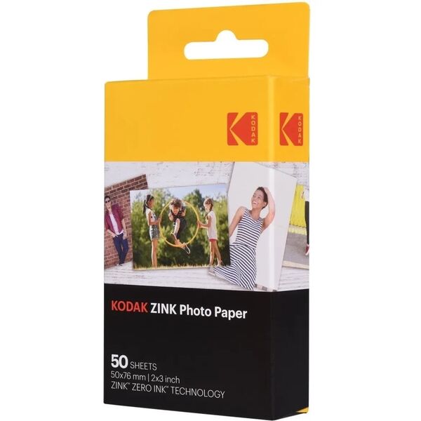 Φωτογραφικό Χαρτί Kodak ZINK 2x3'' 50x76 mm 50 Φύλλα