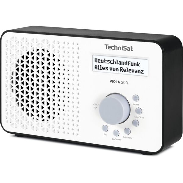 Technisat VIOLA 200 weiß/schwarz