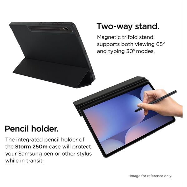 Eiger Storm Stylus 250m Θήκη Galaxy Tab S10 FE+ μαύρο