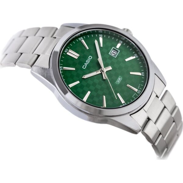 Zegarek Casio Zegarek Męski Casio Mtp-Vd03D-3A1 Green + Box