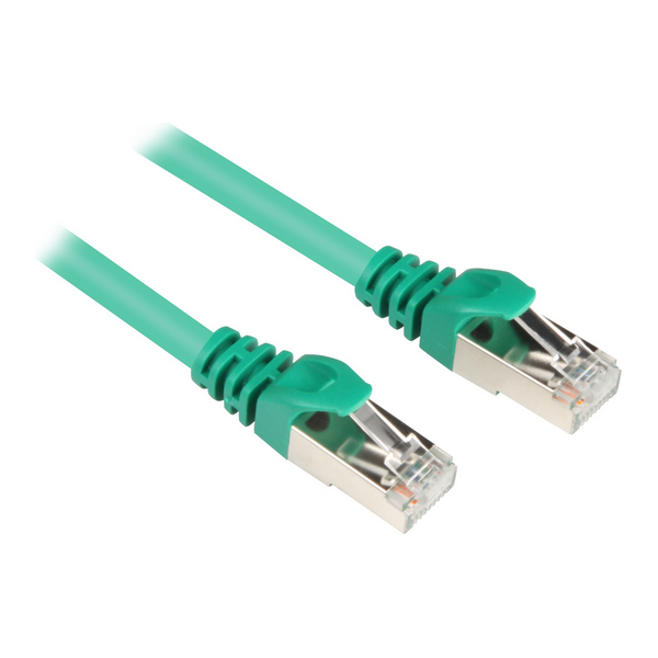Sharkoon CAT 6 Patchcord SFTP Zielony 5M (4044951014873)