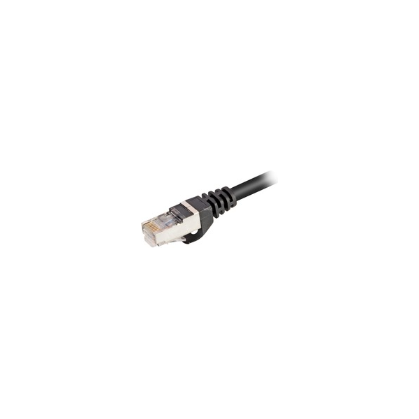 Sharkoon CAT 6 Patchcord SFTP Czarny 1M (4044951014989)