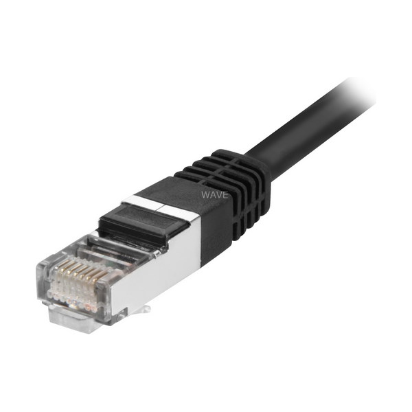 Sharkoon CAT 6 Patchcord SFTP Czarny 3M (4044951015009)