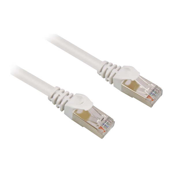 Sharkoon CAT 6 Patchcord SFTP Biały 1M (4044951015054)