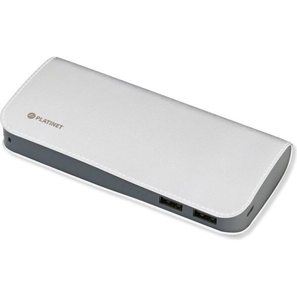 Powerbank Platinet Leather 11000 mAh Biały  (PMPB11LW)