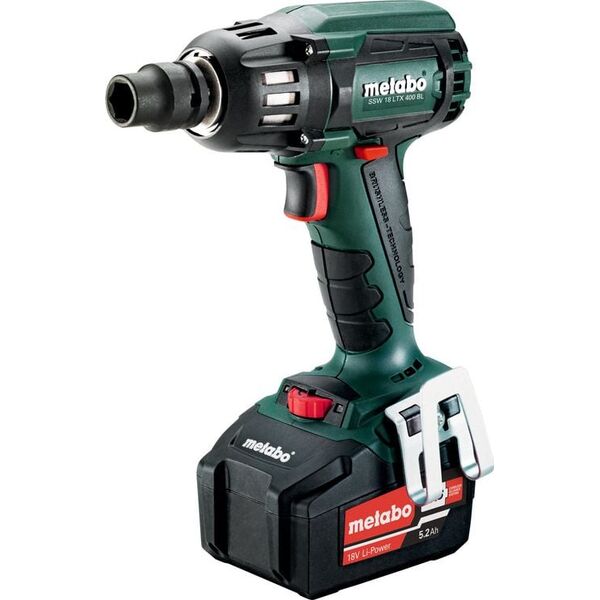 Metabo METABO.KLUCZ UDAROWY SSW 18V LTX 400  BL 1/2" 400Nm 2x5,2Ah