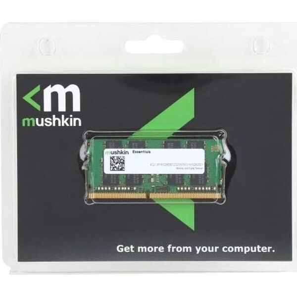 Pamięć do laptopa Mushkin Essentials, SODIMM, DDR4, 32 GB, 2666 MHz, CL19 (MES4S266KF32G)