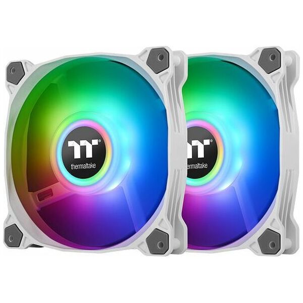 Wentylator Thermaltake Pure Duo 14 ARGB 2-pack Białe (CL-F098-PL14SW-A)