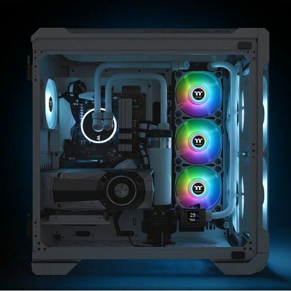 Wentylator Thermaltake Pure Duo 14 ARGB 2-pack Białe (CL-F098-PL14SW-A)