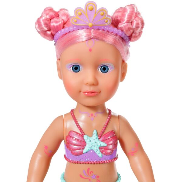 Κούκλα Zapf ZAPF Creation BABY born Little Sister γοργόνα 46cm (συμπεριλαμβανομένου χτένας και τιάρας)