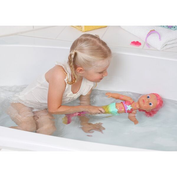 Κούκλα Zapf ZAPF Creation BABY born Little Sister γοργόνα 46cm (συμπεριλαμβανομένου χτένας και τιάρας)