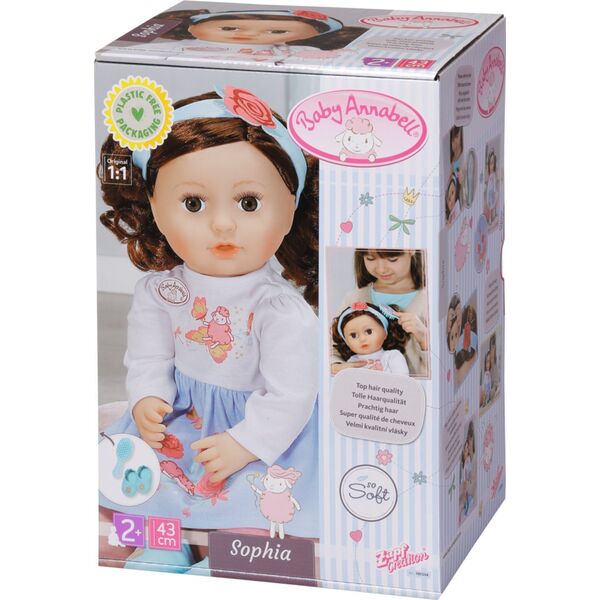 Zapf ZAPF Creation Baby Annabell Sophia brunette, 43 cm, doll